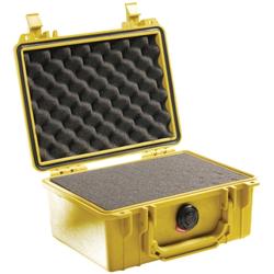 Yellow case with foam