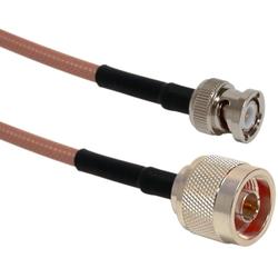 2' DAS jumper using RG-142 plenum cable BNC M;N M