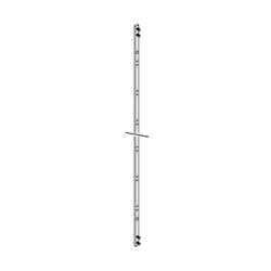1/4 in x 5/8 in x 72 in Vertical Rack Ground Bar