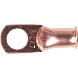 Copper lug,4 gauge, 3/8" Stud