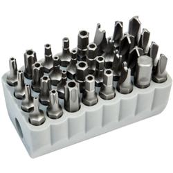 32-piece tamperproof drill bit set.