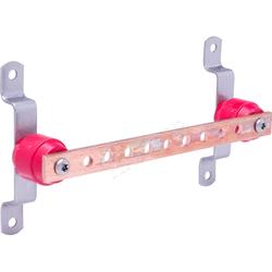 1/4" x 1" x 16" Ground bar "H" Pattern