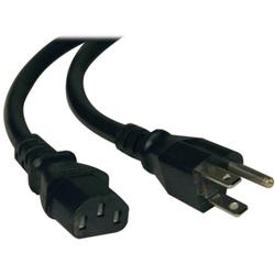15' AC Power Cord, 5-15P to C13 UL Listed