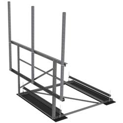 10 ft face, three 3-1/2 in OD x 96 in pipes