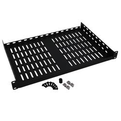 Fixed Shelf, 1U Cantilever Mount, 40 lbs, 2POST