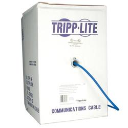 1000' Cat5e 350MHz Bulk Solid-Core Plenum - Blue