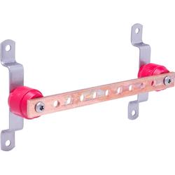 1/4" x 1" x 24" Ground Bar with 11 Holes