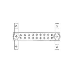 1/4"x2"x12" Ground Bar