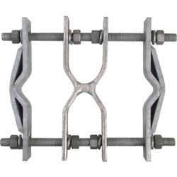 Pipe Mounting Kit for Mounting Antennas to 5 in OD Round Members, Pack of 2